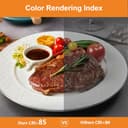 Sweier Plafoniera LED con Telecomando, 28W Lampada Soffitto Dimmerabile, 2800LM Moderno Cromato Curvo Lampadario, per Soggiorno, Camera da Letto Cucina, Sala da Pranzo - 8