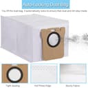 EATBALE Accessories Kit for Dreame L20 Ultra Robot Vacuum Cleaner (1 Main Brush 6 Side Brush 4 HEPA Filters 4 Mop Cloth Pads 4 Dust Bags 1 Cleaning brush 1 Cleaning Rag) Replacement Parts (19Pcs) - 3