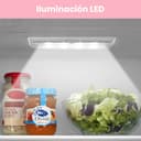 Comfee' RCB359IX2 Frigorífico combinado, 262L, Gran capacidad, Low frost, Altura 177,3 cm, Bajo nivel de ruido 39 dB, Luz LED, Temperatura regulable, Acero inoxidable - 9