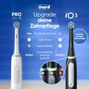 Oral-B Pro Series 3 Elektrische Zahnbürste Doppelpack — Electric Toothbrush, Inkl. 4 Aufsteckbürsten — 3 Putzmodi für Zahnpflege, Zahnbürste Elektrisch, Designed by Braun, Schwarz und Weiß - 2