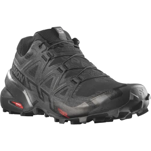 Salomon Speedcross 6, Sneaker Mujer, Negro/Negro/Fantasma, 38 EU