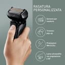 Panasonic Series 900 ES-LV9U 5-Lama Rasoio Elettrico Per Gli Uomini Con Pulizia Automatica, Sensore Di Barba Reattivo E Supporto Di Ricarica, Bagnato E Asciutto Rasoio Cordless - 4