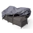 Giardino Arizona 2 Seat Garden Lounge Chair Set with Table & Outdoor Furniture Cover Patio Conservatory Furniture (Assembled) (Grey) - 9