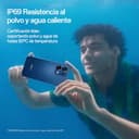 OPPO A6 Pro 5G - Smartphone sbloccato con IA, 8 GB RAM+256 GB, Batteria 6500 mAh, Ricarica Rapida 80 W, Display AMOLED 120 Hz, IP69, Fotocamera 50 MP AI, Dual SIM, Versione spagnola - Titanio - 9