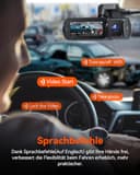 VANTRUE N4 Pro 3 HDR 4K+ 1080P+ 1080P STARVIS 2 Dashcam Auto, 5G WiFi PlatePix™ Dash Cam GPS 360° Puffer Parküberwachung Auto Kamera, IR Nachtsicht, Sprachbefehl, Privatsphäremodi, 2.45” 1TB Max - 7