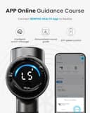 RENPHO Massage Gun Deep Tissue with Smart App and Bluetooth,Muscle Massage Gun with 5 Speeds 5 Massager Heads,10mm Amplitude Percussion Massager with Carry Case,for Gym Muscle Relaxation,Great Gifts - 2