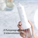 Philips Sonicare kabellose Power Flosser Munddusche und DiamondClean 9000 elektrische Zahnbürste – Saubere Zähne, sauberes Zahnfleisch und Plaque-Entfernung, Weiß (Modell HX3886/41) - 5