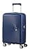 American Tourister Soundbox - Trolley L Espandibile Valigia, 77 cm, 97/110 L, Blu (Midnight Navy) - 2
