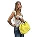 Cheval Firenze Bolso de mano Artemisia, piel auténtica Made in Italy, amarillo, 31.5 x 28 x 13.5 cm - 5