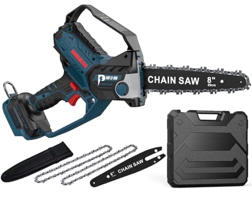 Motosierra de 8 pulgadas para batería Bosch GBA de 18 V, engrasadora automática, motosierra de poda inalámbrica sin escobillas de 6 y 8 pulgadas, mini motosierra alimentada por pilas para cortar