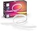 Philips Hue White and Color Ambiance Gradient Lightstrip, Strisce Luminose a LED Smart, 2 M, Strisce LED con 16 Milioni di Colori, Luci Smart con Bluetooth, 1600 Lumen - 1