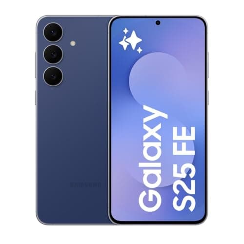 Samsung Galaxy S25 FE, AI Smartphone, Slim 7.4mm Frame, 6.7" FHD Display, 50MP Camera, Exynos 2400, 256GB Storage, 8GB Memory, 4900 mAh Battery, Navy, 3 Year Samsung Extended Warranty (UK Version)