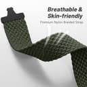 PIOWNN Braided Straps Compatible with Apple Watch Ultra Strap 49mm 46mm 45mm 44mm 42mm - Stretchy Fabric Nylon Band with Parachute Buckle - for iWatch Ultra 3, SE 3, Series 11 10 9 8 7 6 5 4 3 2 1 - 3