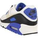 Nike Air MAX 90 Premium, Sneaker Hombre, White Khaki Racer Blue Black, 44 EU - 6