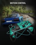Switch 2 Pro Controller, Switch Controller Wireless with Charging Dock for Switch 2/Lite/OLED, RGB Bluetooth Gamepad with Hall Effect/7 LED Colors/Back Paddles/Dual Shock/Turbo/Motion Control, Black - 6