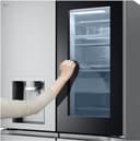 LG GMG861MBAE InstaView SLIM Multi-Door, Klasse E, 508 L, Kühlschrank mit Gefrierfach, Eis-, Crushed Ice- Wasserspender mit UVnano, Total NoFrost, Smart Inverter Kompressor, Wi-Fi, Farbe Metal Sorbet - 9
