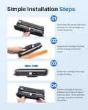 GPC IMAGE TN247 Kompatibel für Brother TN-243CMYK Toner Brother MFC L3750CDW DCP-L3550CDW Toner MFC-L3750CDW MFC-L3770CDW TN-247 TN243 TN243CMYK HL-L3210CW HL-L3230CDW MFC-L3730CW (5er-Pack) - 5