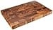 T&G Tuscany Rectangular End Grain Chopping Board with Finger Grooves in Acacia, Large, 45 x 30 x 4 cm, 10943 - 1