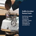 De'Longhi Siebträgermaschine La Specialista Arte EC9155.MB, Espressomaschine mit Mahlwerk, 8 Mahlgrade, 15 Bar, 3 Temperaturen, Milchschaumdüse, 1550W, 1,7L Tank, Edelstahl/Schwarz inkl. Barista-Kit - 3