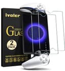 ivoler 2 Piezas Protector de Pantalla Compatible con PlayStation Portal Remote Player, Cristal Vidrio Templado Premium, Dureza 9H, Antihuellas, HD Transparente, Sin Burbujas - 1