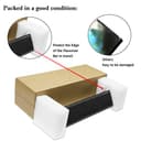 GFTIME 38.9CM 7635 Barrette aromatizzanti per Weber Spirit E210, S210, E220, S220, piastra riscaldante smaltata in porcellana, parti di ricambio per griglia a gas per Spirit I e II serie 200 - 7