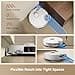 DREAME L40 Ultra Gen 2 Robot Vacuum Cleaner and Mop with Suction Capacity of 25000 Pa, Extendable Side Dust Brush and Mop Self-Cleaning All-in-One Base, Voice and App Control, White - 3