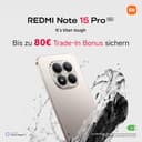 XIAOMI Redmi Note 15 Pro 5G Smartphone (12+512 GB) – Handy mit Android, 6580-mAh-Akku, IP66/IP68 Staub- und Wasserschutz, Neue 200-MP-Kamera, 6,83" AMOLED-Display, Schwarz, 2 Jahre Garantie - 2