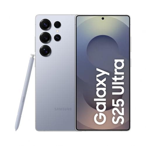 Samsung Galaxy S25 Ultra AI Smartphone mit Galaxy AI, Ohne Vertrag, Handy mit Android, 12 GB RAM, 256 GB Speicher, 200-MP-Kamera, Titanium Silverblue, 3 Jahre Herstellergarantie