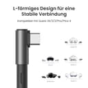 KIWI design Link-Kabel mit Ladefunktion 5M Kompatibel mit Meta Quest 3s Quest 3 Quest 2/Pro/Pico 4 Zubehör und PC/SteamVR, USB 3.0 zu USB C Link-Kabel mit 5 Gbps High-Speed für Erweitertes Gameplay - 5