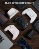 Switch 2 Pro Controller, Switch Controller Wireless with Charging Dock for Switch 2/Lite/OLED, RGB Bluetooth Gamepad with Hall Effect/7 LED Colors/Back Paddles/Dual Shock/Turbo/Motion Control, Black - 9