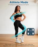 arboleaf USB Rechargeable Smart Body Fat Scale, High Precision Weighing Scale with Dual-Row LED Display, Digital Bathroom Scale with 14 Body Composition Metrics for BMI Muscle Mass, 400lb/180kg - 7