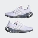adidas Men's Ultraboost 22 Running Shoes, Ftwr White Ftwr White Vivid Red, 11 UK - 8