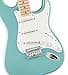 Squier by Fender Limited Edition Sonic® Stratocaster® Electric Guitar HT, Maple Fingerboard, White Pickguard, Tropical Turquoise - 6