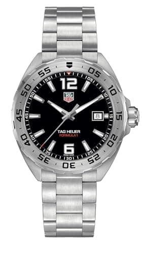 Tag Heuer Formel 1 Herrenuhr mit schwarzem Zifferblatt WAZ1112.BA0875