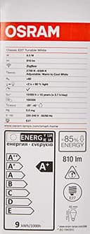 OSRAM Smart+ LED, ZigBee Lamp with E27 Socket, warm white to daylight (2000K - 6500K), dimmable, Directly compatible with Echo Plus and Echo Show (2. Gen.), Compatible with Philips Hue Bridge - 4