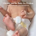Sense-U Pro Baby-Bewegungsmonitor (große Reichweite): Erfasst Bewegung, Umdrehen & Temperatur überall, mit Vibrationswecker, akustischen Alarmen & Schlaferfassung - 4