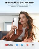 SUDEHO USB Stick 256 GB für iPhone, MFi-zertifizierter 4-in-1 Speicherstick für iPhone/iPad/Android/PC, Flash-Laufwerk mit Plug-and-Play Backup für Fotos & Videos, schnelle Übertragung, Aschblau - 6