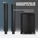 Vonyx VX822 – Pack de 2 Altavoces Columna Activos 1800W con woofer 12" Bluetooth 5.0 DSP emparejamiento estéreo entradas Micro USB XLR RCA diseño portátil Eventos DJ PA Streaming - 3