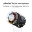 Laifen Neo Haartrockner Mit 110.000 U/Min Bürstenloser Motor, Hochgeschwindigkeits Föhn Mit 200 Mio. Negative Ionen, 2 Magnetische LuftdüSe(Schwarz) - 6