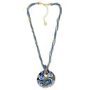 Venetiaurum - Collana Girocollo Multifili per Donna Con Pendente In Vetro Originale Di Murano E Argento 925 - Gioiello Made In Italy Certificato - 2