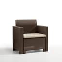 Bica 9068.3 Set Nebraska Salottino Da Giardino Con Divano, Marrone, 338x155x79 cm - 2