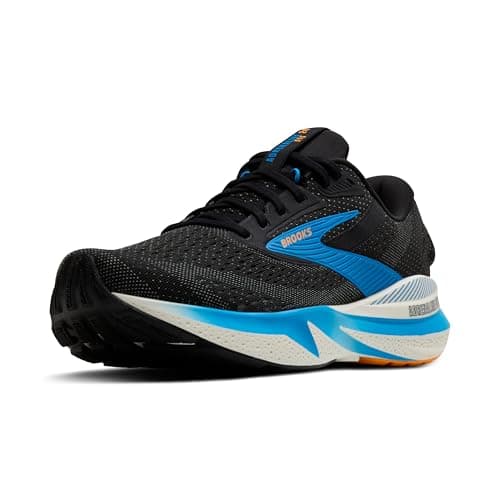 Brooks Adrenaline GTS 24 Zapatillas para Correr Zapatilla de Estabilidad Hombres Negro - Black/Ebony/cloissonne 44,5