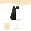 ZOVYRON Fashion Backpack for Women - Cute Nylon Rucksack Large Capacity Anti Theft Shoulder Bag Stylish Casual Daypacks with Multi-pocket for Work Travel & Daily Use (Black) - 2