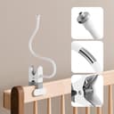 Flexibler Twist-Clip-Halter für Nanit Pro Smart Baby Monitor,flexible Twist-Monitorhalterung für Nanit Pro Smart Babyphone,kein Bohren Erforderlich - 5