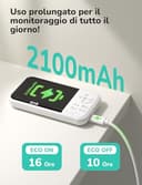 GHB Baby Monitor Video e Audio 3.2'', 2100mAh Monitor Baby con Telecamera, Visione Notturna, Modalità VOX, Rilevamento della Temperatura, Interfono Bidirezionale, Ninna Nanna - 4