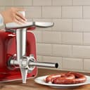 GVODE Fleischwolf Zubehör für Bosch MUM58720 Küchenmaschine, Geeignet für Bosch Multifunktions-Roboter, Beinhaltet 3 Wurstfüllröhrchen und 4 Arten von Mahlplatten - 5