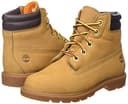 Timberland Unisex Kid's 6in Water Resistant Basic (Youth) Boat Ankle, Wheat, 2.5 UK - 7