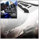 eMagTech 1 Juego de Pegatinas Protectoras para Intercomunicadores Funda Protectora para Auriculares de Motocicleta Compatible con Cardo Packtalk Edge Patrón de Fibra de Carbono - 2