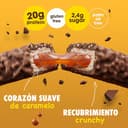 Enervit The Protein Deal Caramel Fun, Barritas Proteicas, Sabor Chocolate con Leche, Relleno Suave de Caramelo, Snack Delicioso, 20g de Proteínas, 2,4g de Azúcares, Sin Gluten, 12 Barritas de 55g - 3