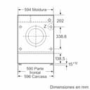 Bosch Lavadora Integrable, 60 cm, 8 kg, Serie 6, EcoSilence, Blanco, WIW24307ES - 2